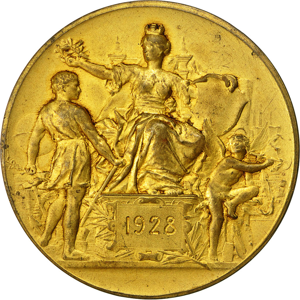 Francia, Medal, Syndicats Français des Directeurs de Théatres, 1928, MB+