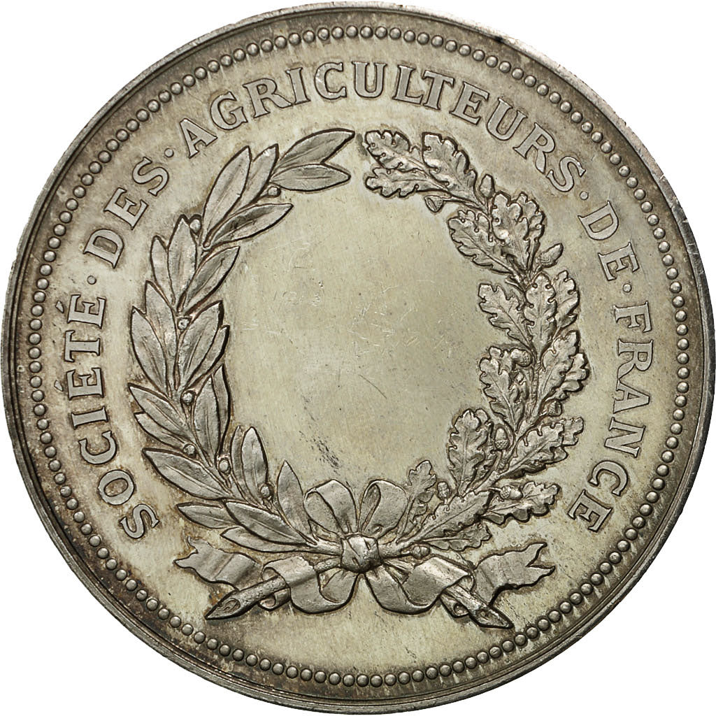 France, Medal, Société des agriculteurs de France, Trotin, MS(60-62), Silver