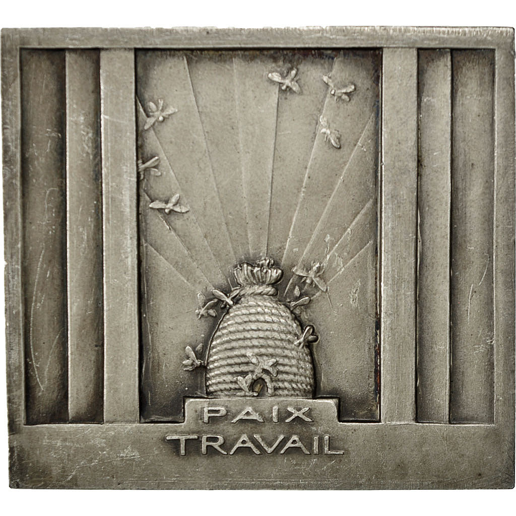 Francja, Medal, Chambres de Métiers de France, Pas de Calais, 1925, AU(50-53)