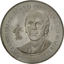 Francia, Medal, Ve République, Valery Giscard d'Estaing, 1976, EBC+, Plata
