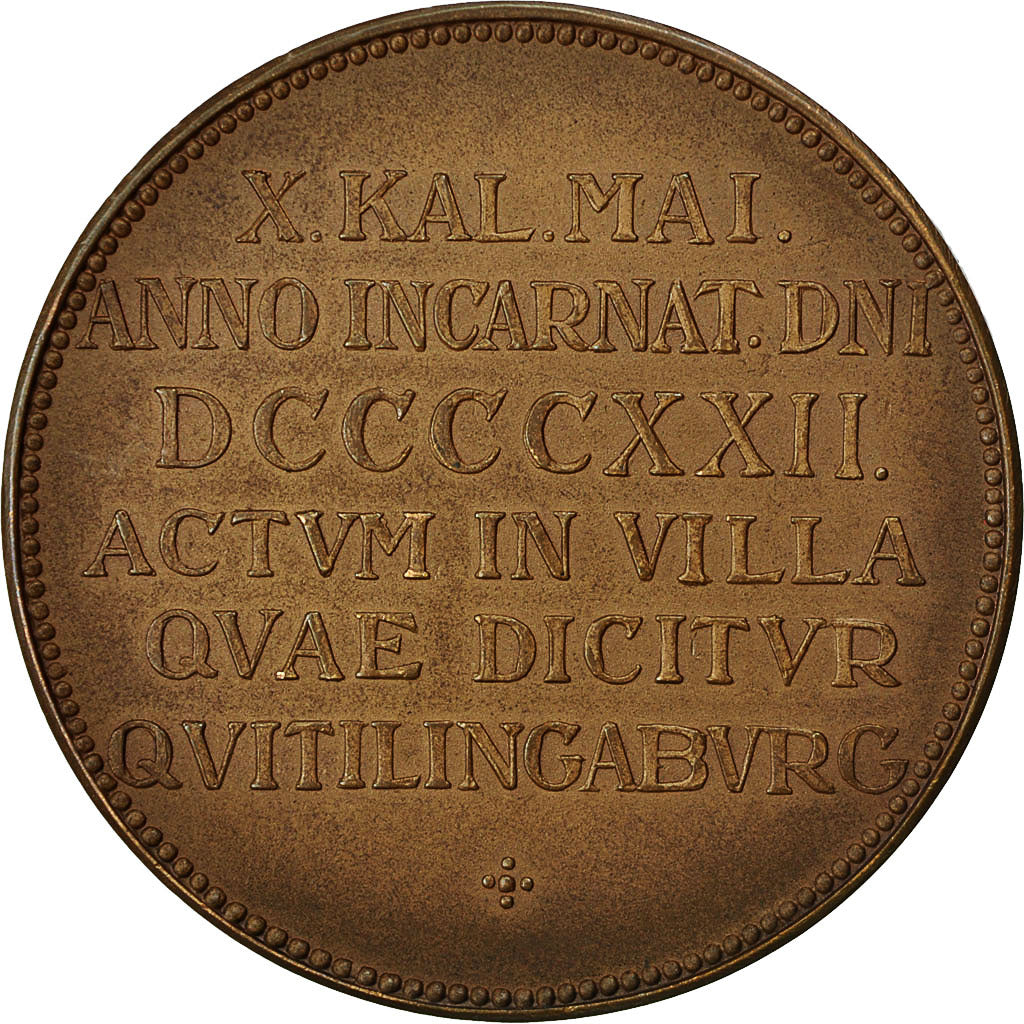 France, Medal, Henricus Divina Favente Clementia Rex (922-1922), 1922