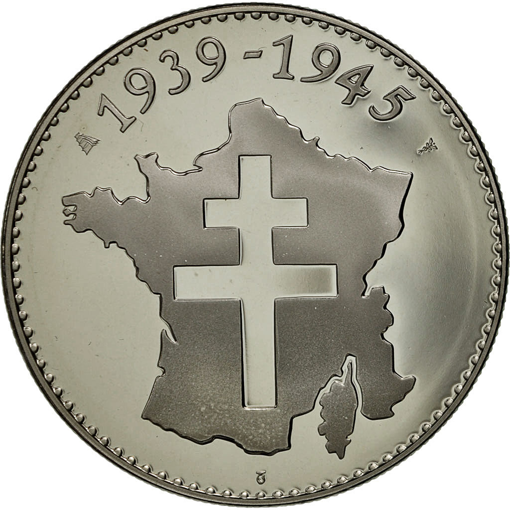 France, Medal, 6 Juin 1944 - Débarquement De Normandie, MS(63), Nickel