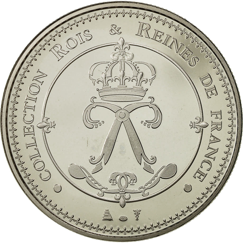 France, Medal, Rois et Reines de France, Charlemagne, MS(63), Nickel