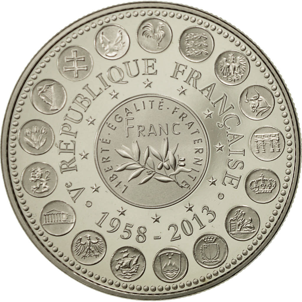 Francia, Medal, L'europe des XXVII, République française, 2013, SC, Níquel