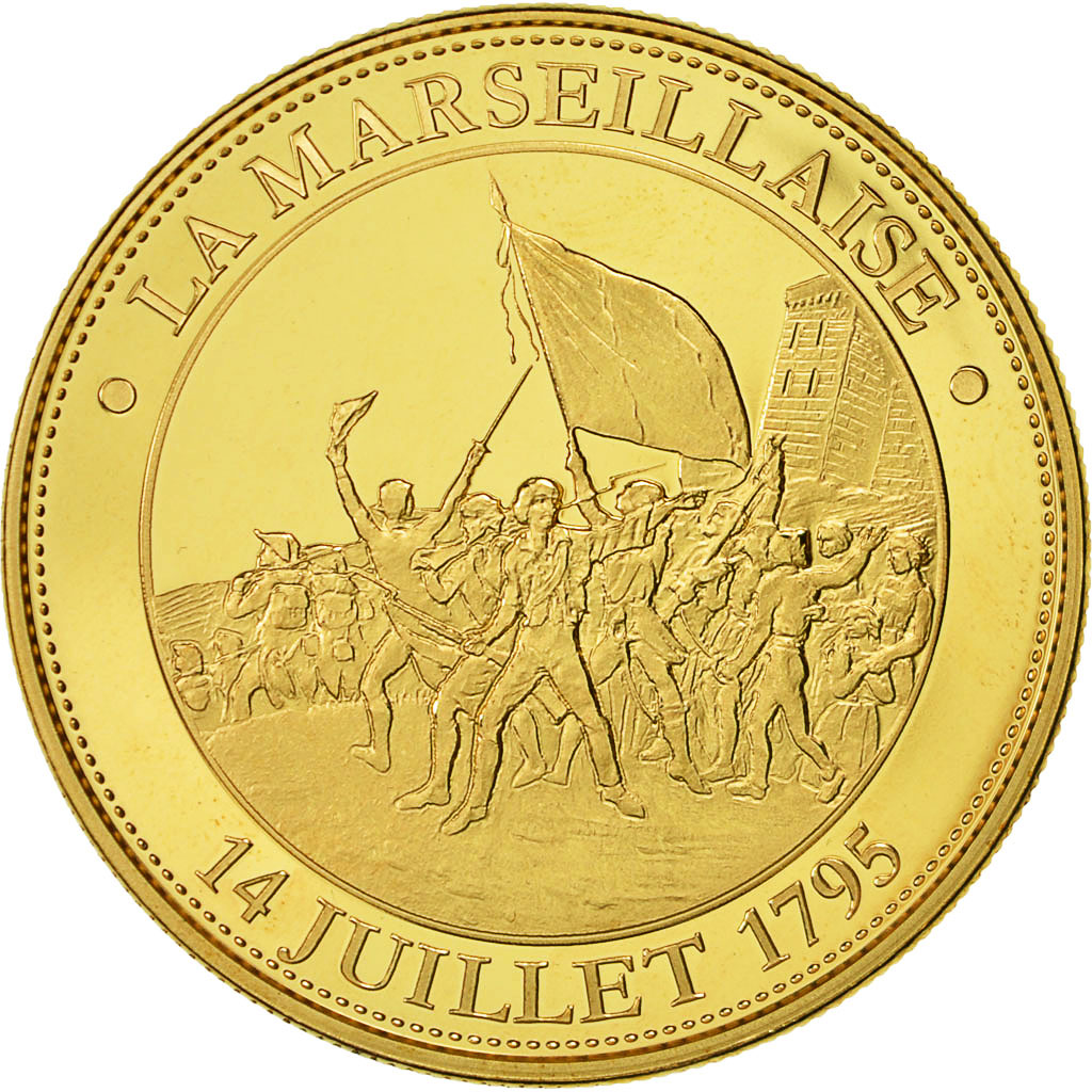 France, Medal, Révolution Française, La Marseillaise, MS(63), Copper-Nickel