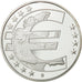 Francia, Medal, Les Dix Ans de L'Europe, SC, Copper Plated Silver
