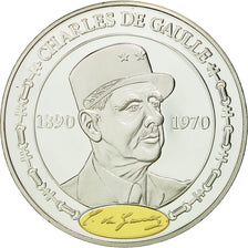 France, Medal, Les Présidents Français, De Gaulle, MS(63), Copper Plated