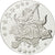Francja, Medal, L'Europe, Adieu à la Monnaie Française, MS(63), Miedź