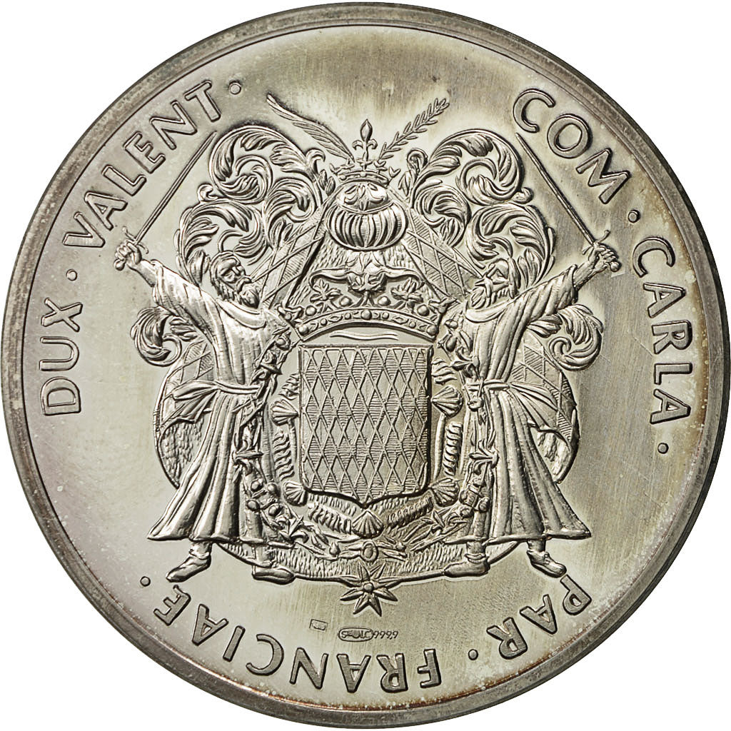 Monaco, Medal, Antoine I, Silver, Proof, MS(63)