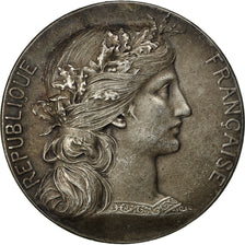 France, Medal, Concours de Tir, République Française, Degeorge, TTB+, Argent