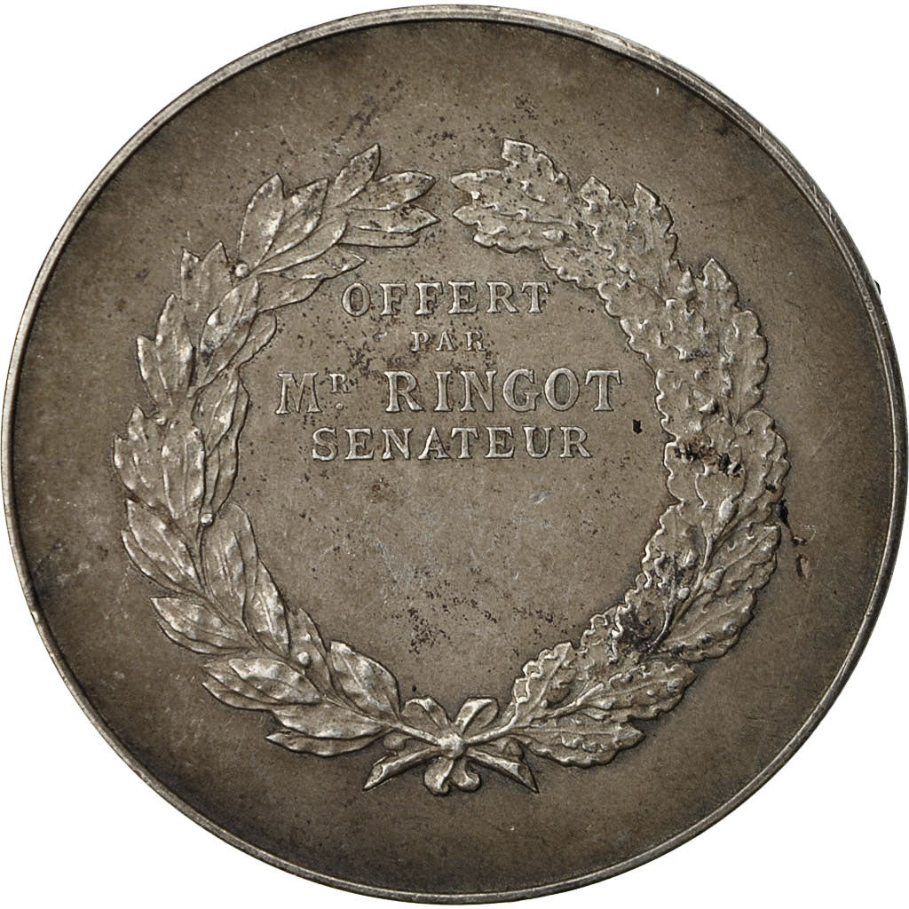France, Medal, République Française, Marianne, Roty, AU(50-53), Silver