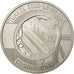 France, Medal, Tunnel sous la Manche - First Junction, 1990, MS(63), Silver