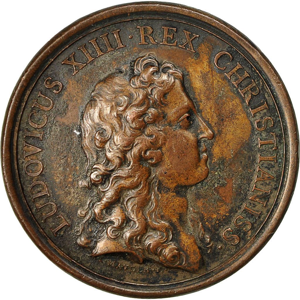 France, Medal, Louis XIV, Prise de St Venant, Levée du Siège d'Ardres, 1657