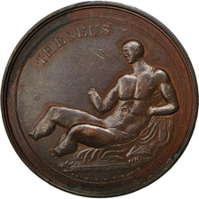 United Kingdom , Medal, Georges IV, Elgin, Théseus, Thomason, TTB+, Bronze