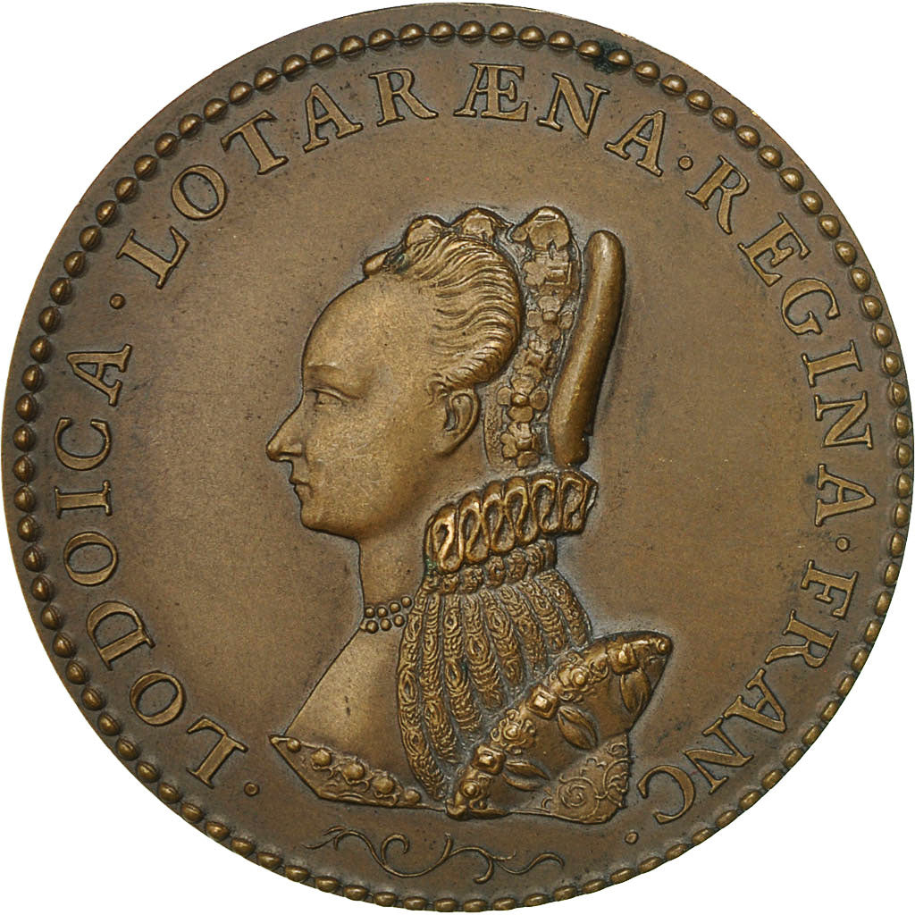 Francja, Medal, Henri III, Roi de France et de Pologne, MS(60-62), Bronze
