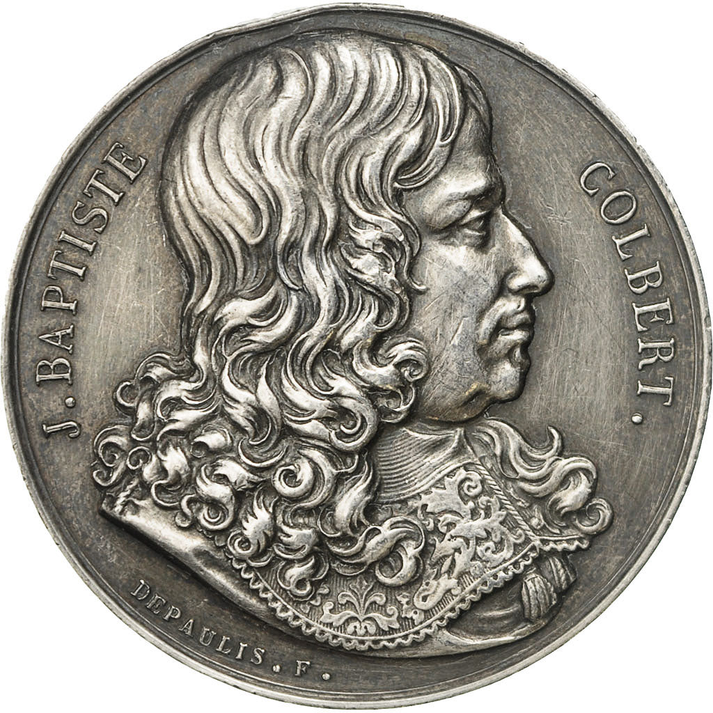 Francia, Medal, Colbert, Chambre de Commerce de Reims, 1969, Depaulis, EBC