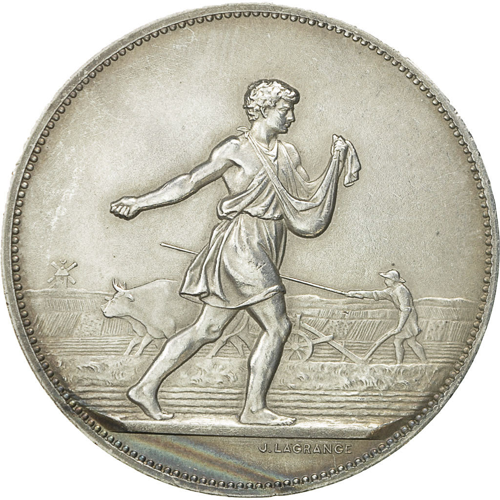 France, Medal, Comices de la Double Echourgnac, 1879, Lagrange, AU(55-58)