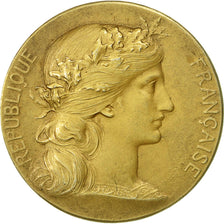 France, Medal, Marianne, République Française, Dupuis.D, SUP, Vermeil