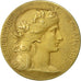 France, Medal, Marianne, République Française, Dupuis.D, AU(55-58), Vermeil