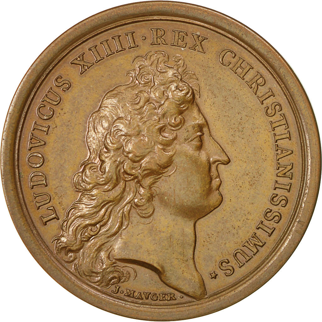 France, Medal, Louis XIV, Prise de Douai, 1972, Mauger, MS(63), Bronze