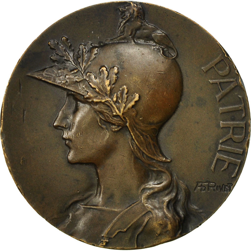Frankrijk, Medal, Exposition Internationale de Lille, Tir, 1902, Rivet, PR