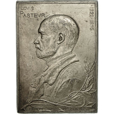 Francja, Medal, Louis Pasteur (1822-1895), Canale, AU(50-53), Ołów