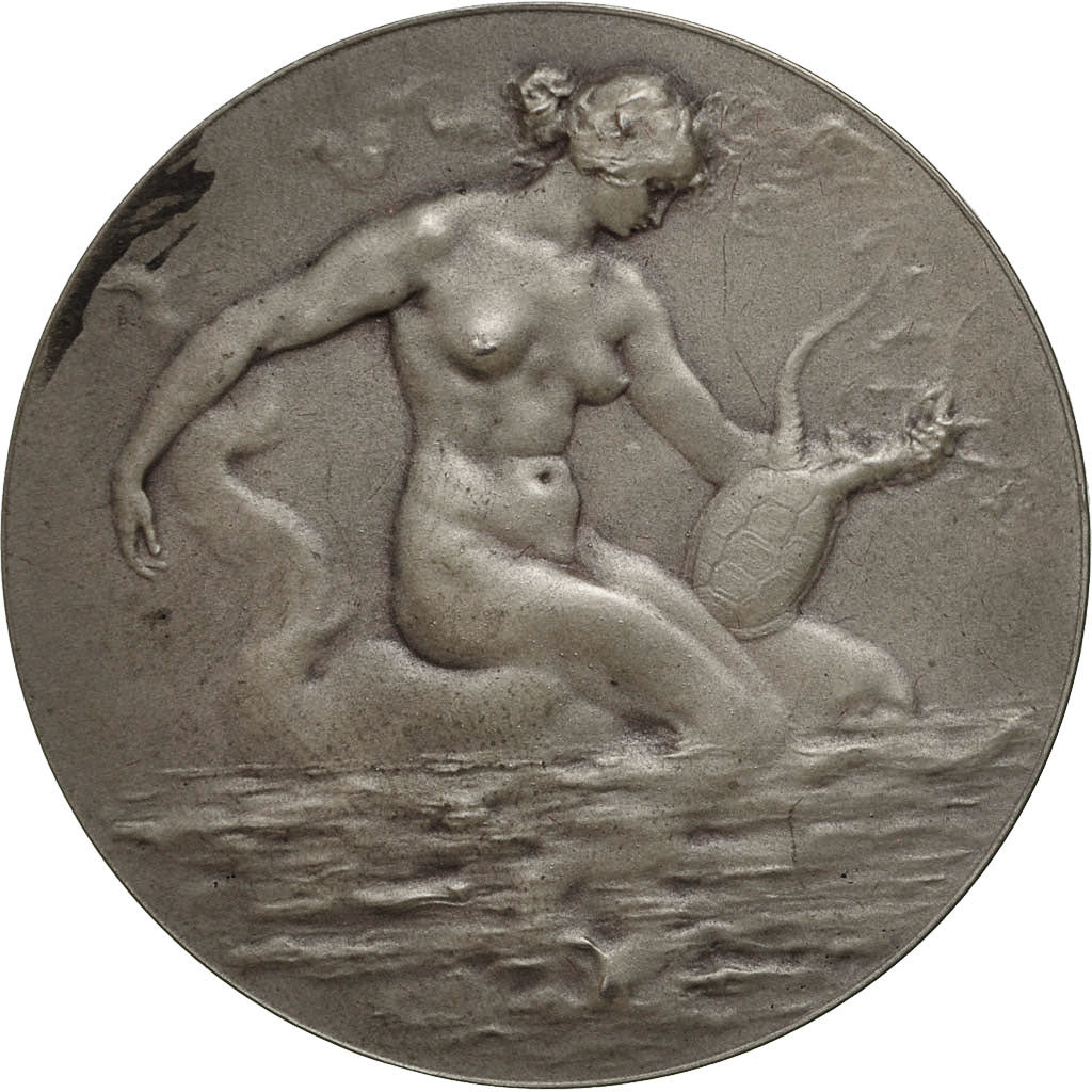 France, Medal, SAMF, Amphitrite, 1901, Desbois, MS(60-62), Silver
