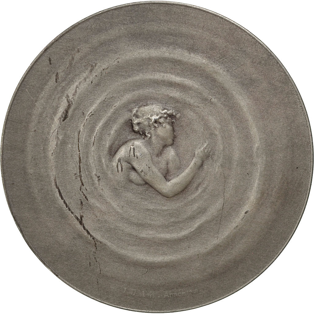 France, Medal, SAMF, Amphitrite, 1901, Desbois, MS(60-62), Silver