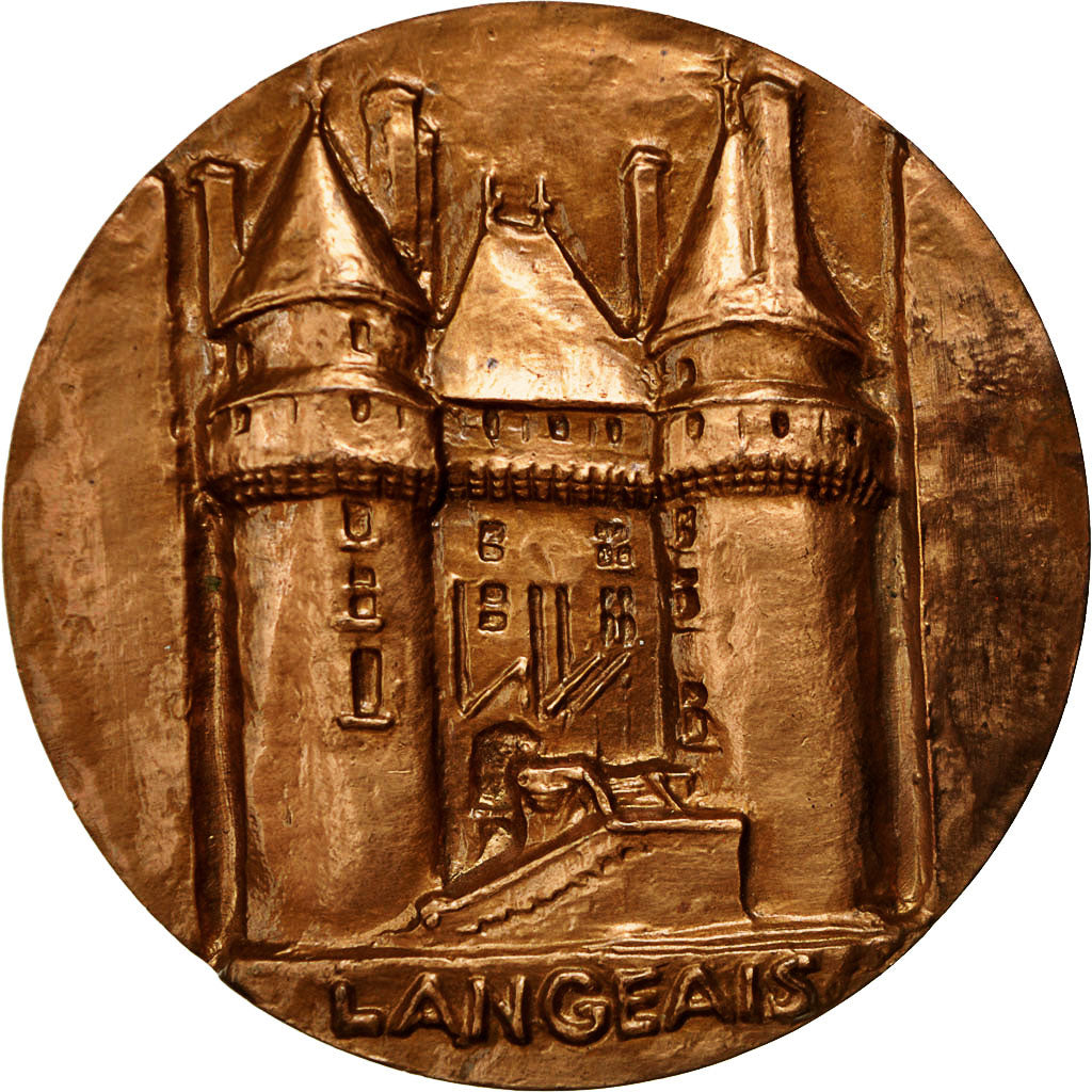 France, Medal, Langeais, Annette Landry, MS(60-62), Bronze
