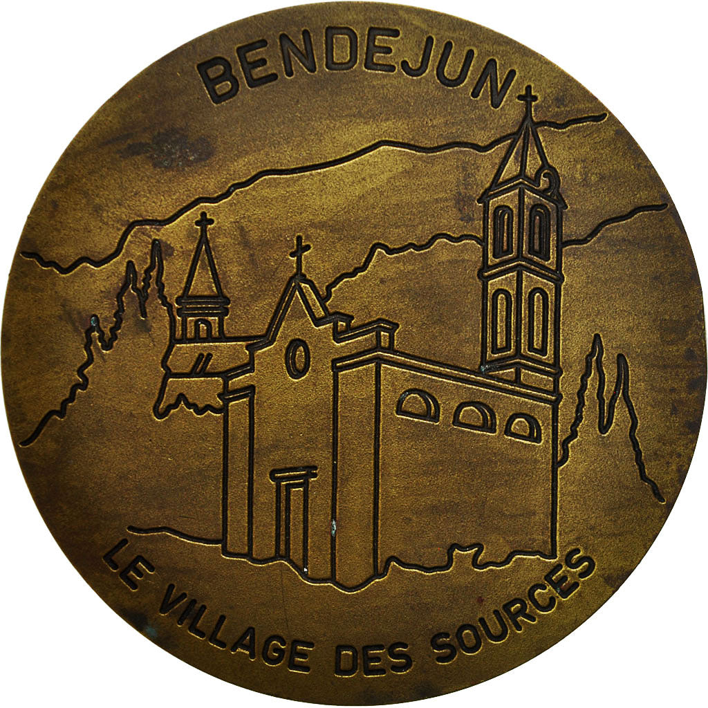 France, Medal, Bendejun, Village des Sources, AU(55-58), Bronze