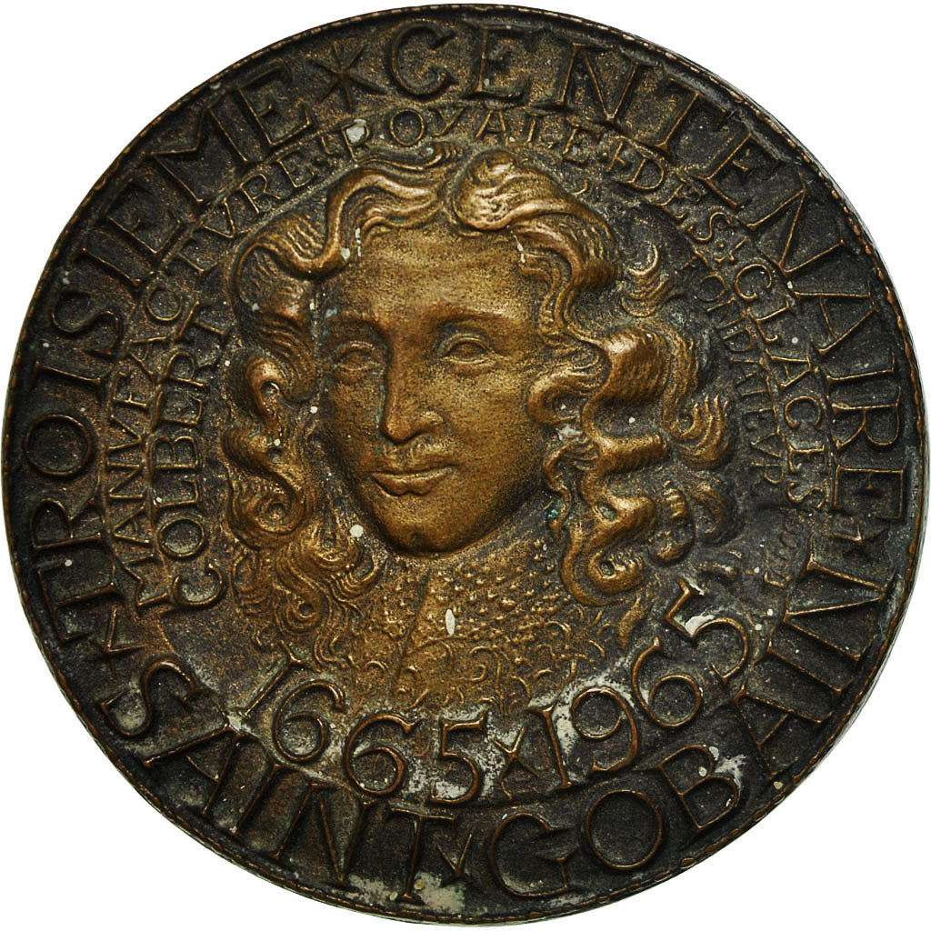 France, Medal, Saint Gobain, Troisième centenaire de la manufacture des Glaces