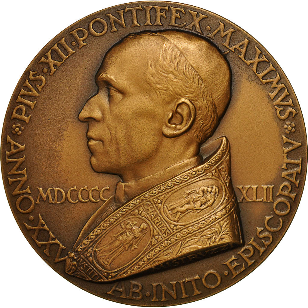 Vatican, Medal, Le Pape Pie XII, 1942, Mistruzzi, MS(63), Bronze