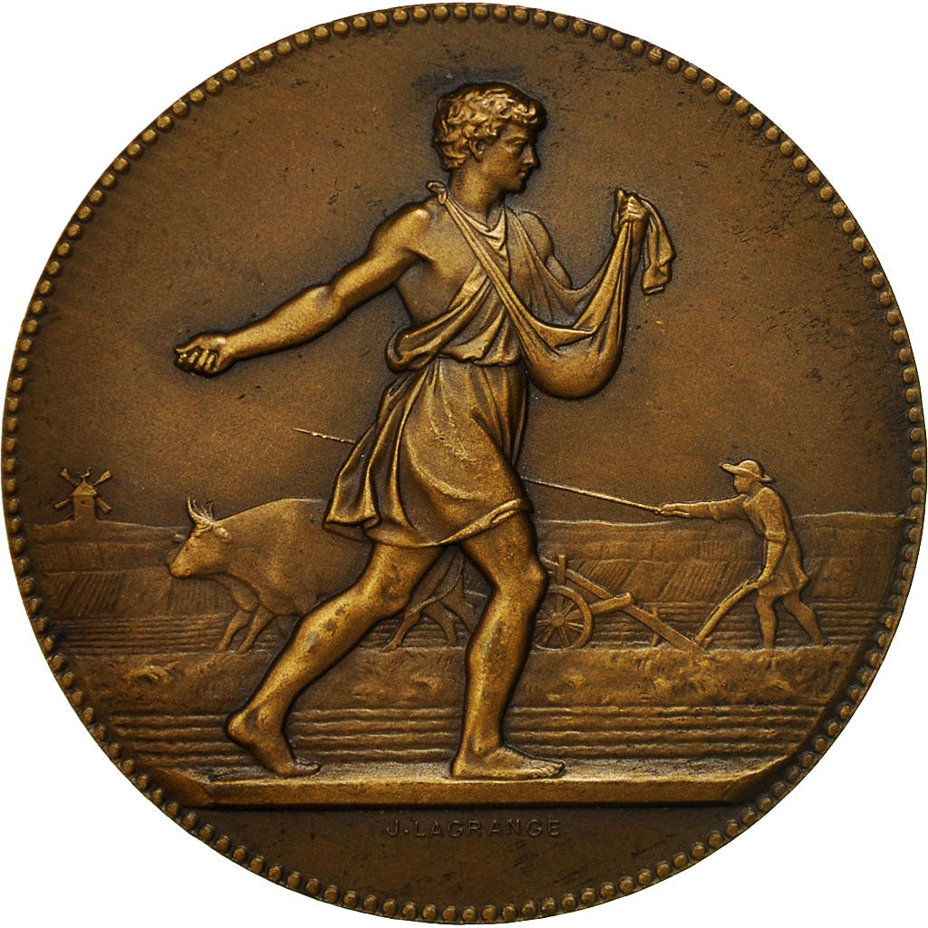 France, Medal, Ministère de l'Agriculture, Associations Agricoles, Lagrange