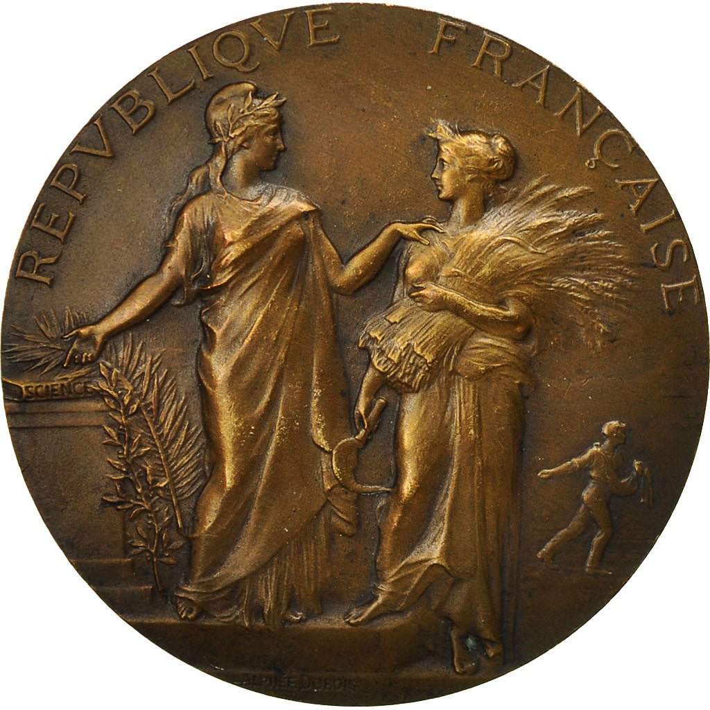 France, Medal, République Française, Ministère de l'agriculture, Dubois.A