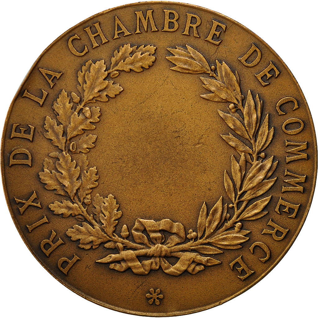France, Medal, Chambre de Commerce de Boulogne sr mer, 1956, MS(60-62), Bronze