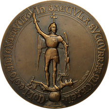 Belgio, Medal, Collège Berchmans, Archange terrassant le Diable, 1935