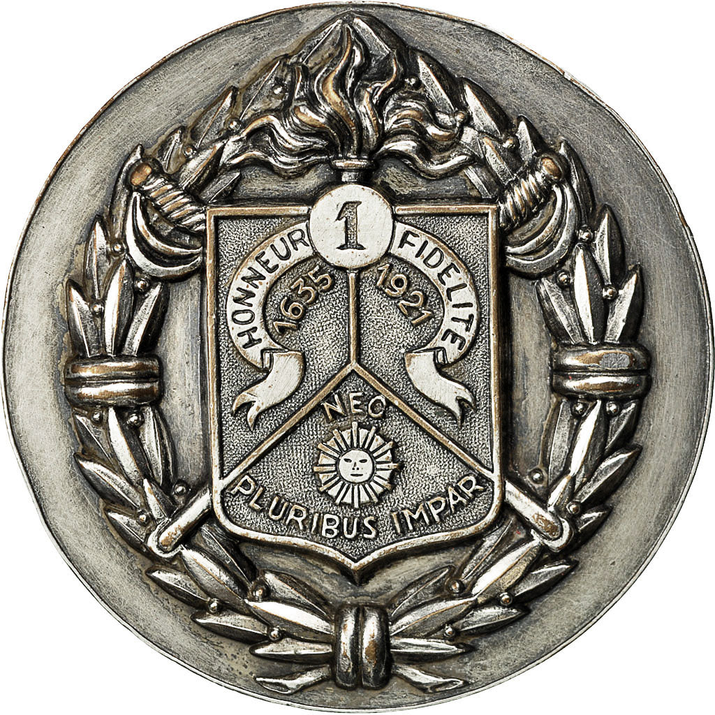 France, Medal, Militaire, Royal Etranger de Cavalerie, AU(50-53), Silvered