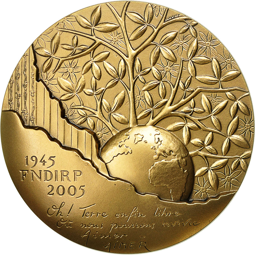 France, Medal, 60ème Anniversaire de la Libération des Camps de Concentration