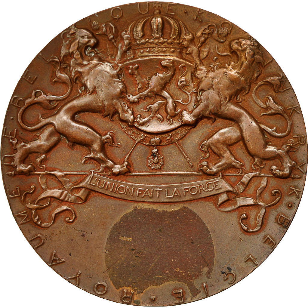 Belgium, Medal, Exposition Internationale Bruxelles, 1897, Lagae, AU(50-53)