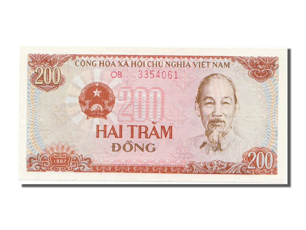 Viet Nam, 200 Dông, 1987, UNC(65-70)