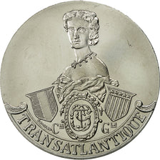 France, Medal, Compagnie Générale Transatlantique, Impératrice Eugénie, C.