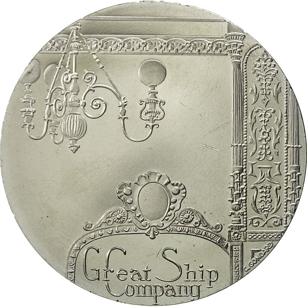 France, Medal, Compagnie Générale Transatlantique, Great eastern, C. Gondard