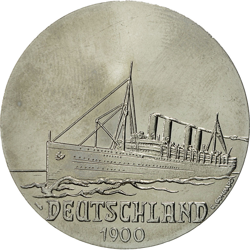 Francja, Medal, Compagnie Générale Transatlantique, Deutschland, C. Gondard