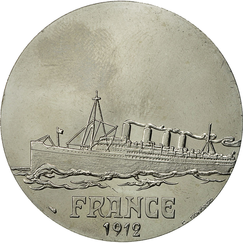 Frankreich, Medal, Compagnie Générale Transatlantique, France (1912), C.