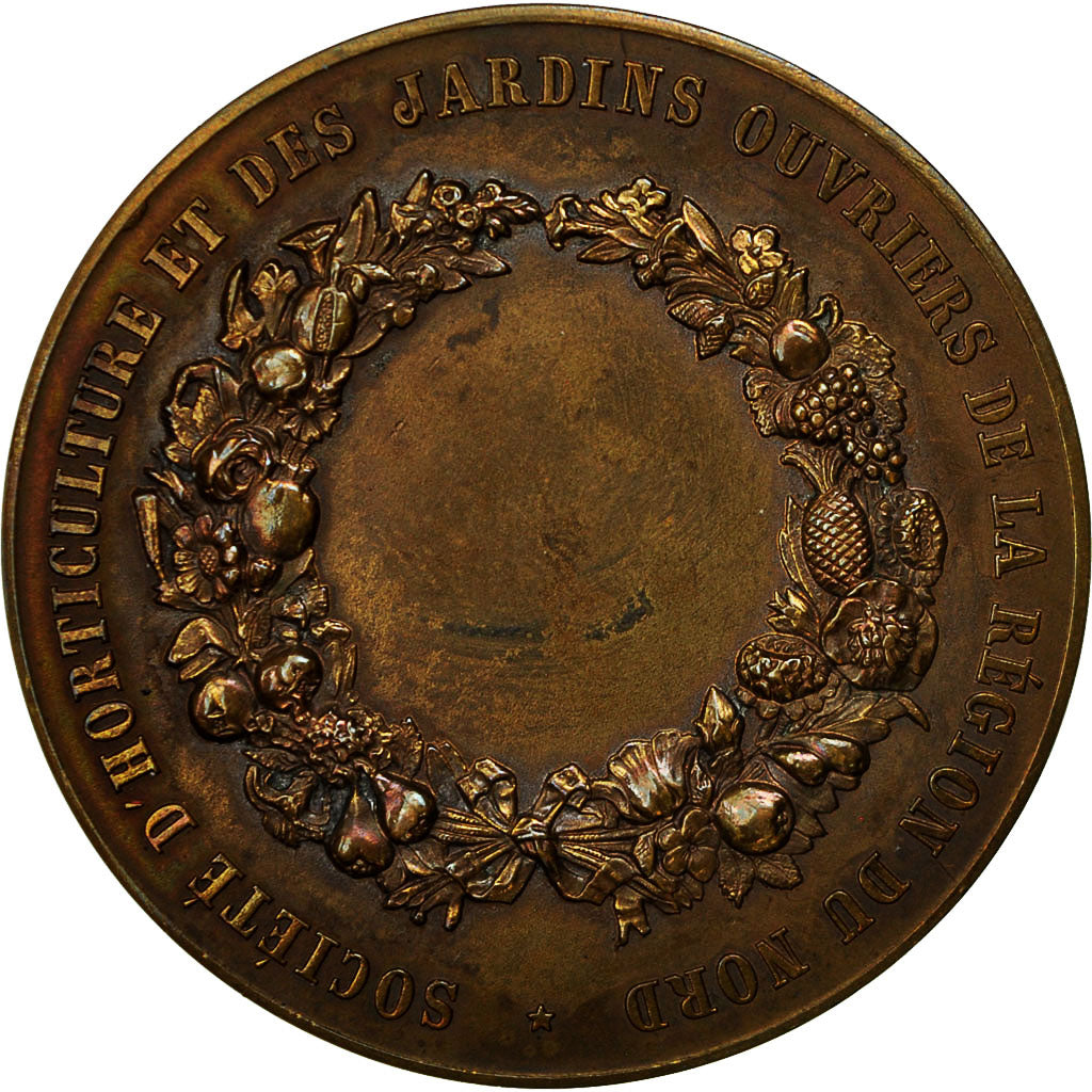 France, Medal, Société d'Horticulture et des Jardins Ouvriers du Nord