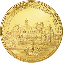 France, Medal, Château de Vaux-le-Vicomte, MS(64), Copper Gilt
