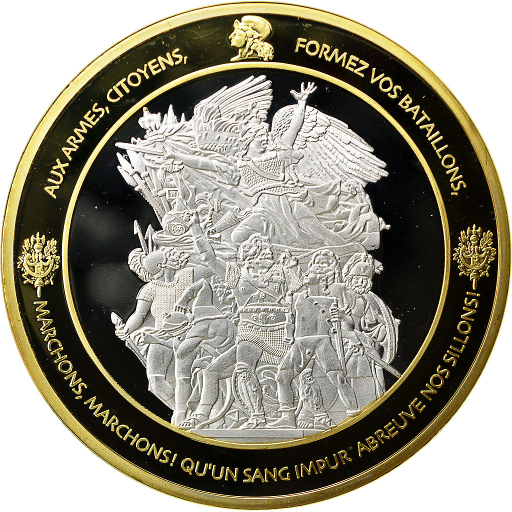 Francja, Medal, Les piliers de la République, Marianne, MS(64), Miedź