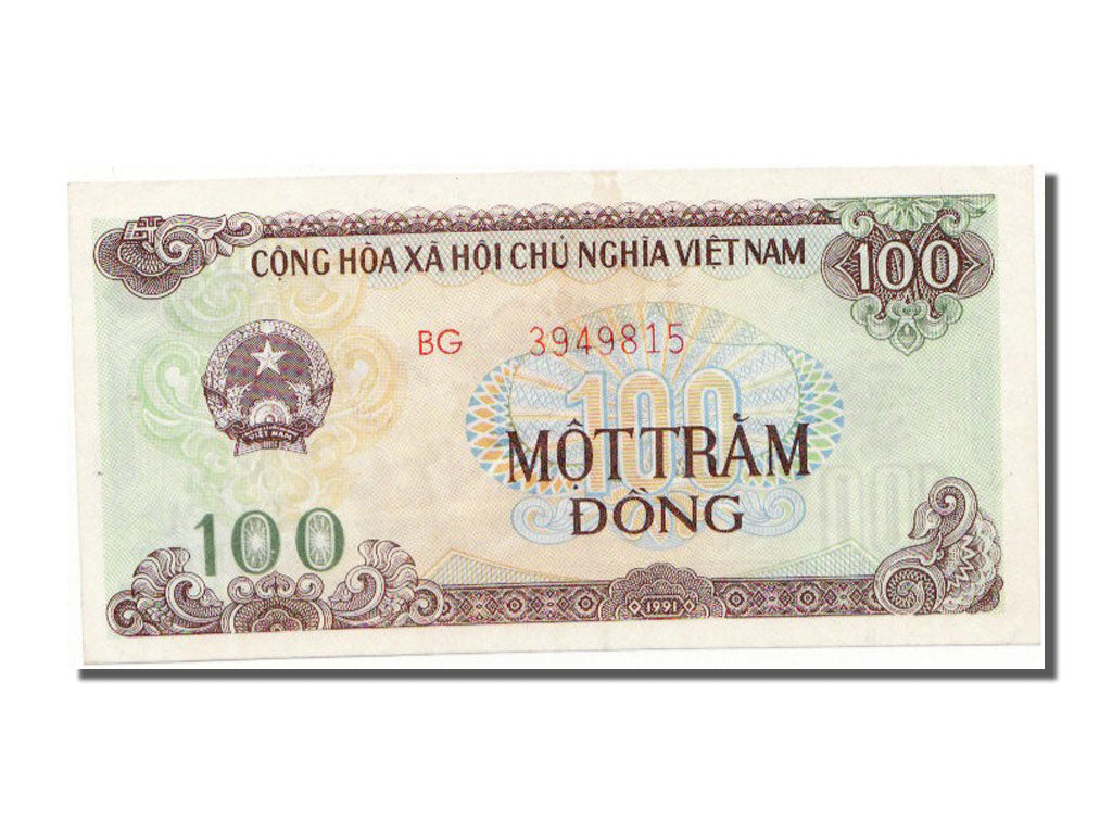 Vietnam, 100 Dông, 1991, BB+