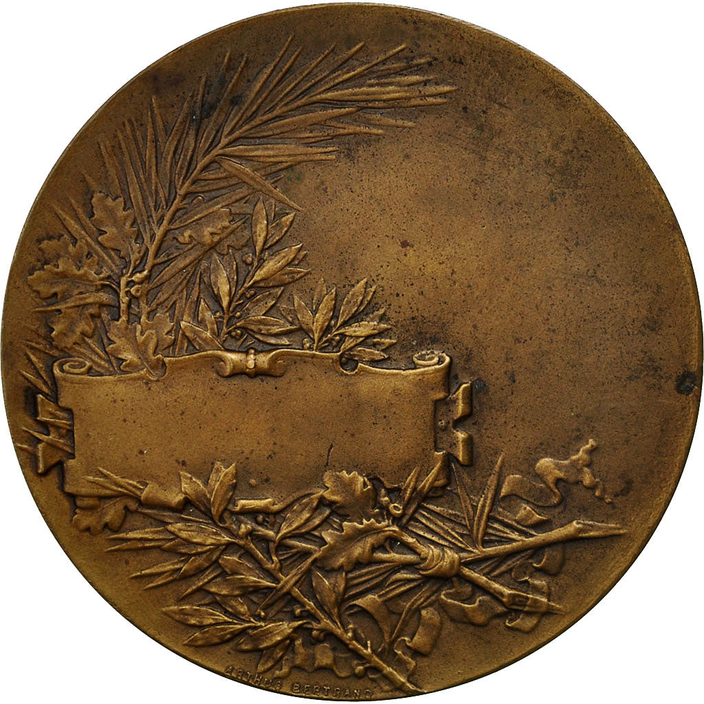 France, Medal, Femme nue Assise, Pillet, AU(55-58), Bronze