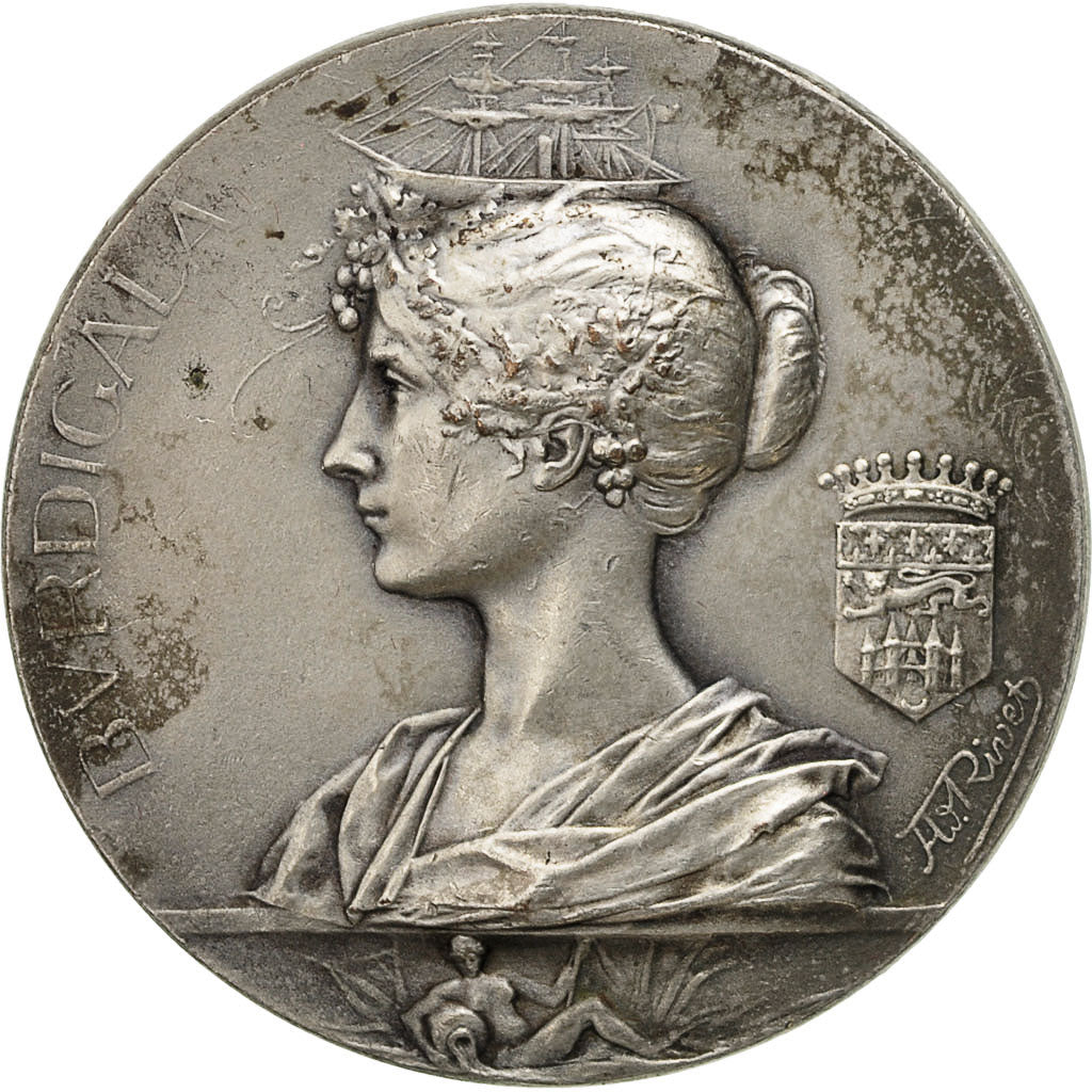 France, Medal, XIIIème Exposition de Bordeaux, Société Philomatique, 1895